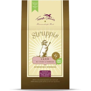 Terra canis Struppis agnello - snack per cani cotti al forno grain-free per problemi di intolleranze 375 gr