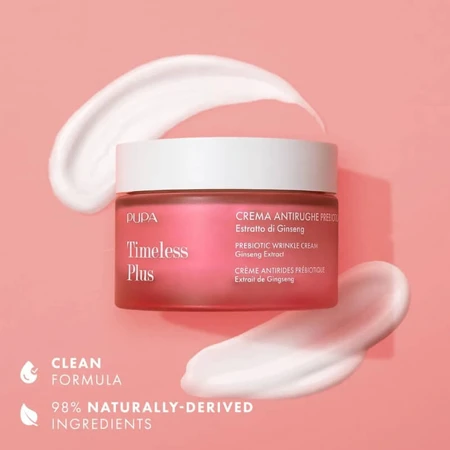 Pupa Timeless Plus – prebiotyczny krem przeciwzmarszczkowy 50 ml: ceny i cechy