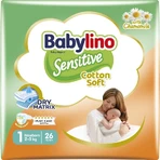 Babylino Sensitive - 26 de scutece pentru nou-născuți, 2-5 kg