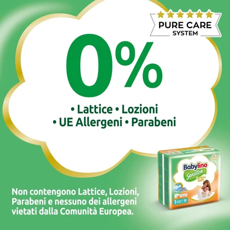 Babylino Sensitive - 26 de scutece pentru nou-născuți, 2-5 kg