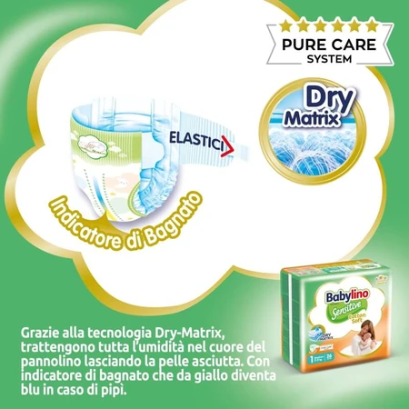 Babylino Sensitive - 26 de scutece pentru nou-născuți, 2-5 kg