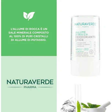 Naturaverde Rock Alum - Deodorantstick 115 g