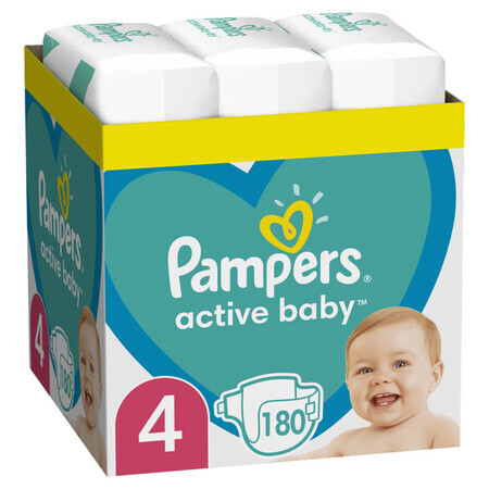 Pampers Active Baby 4 Maxi MSB (180)