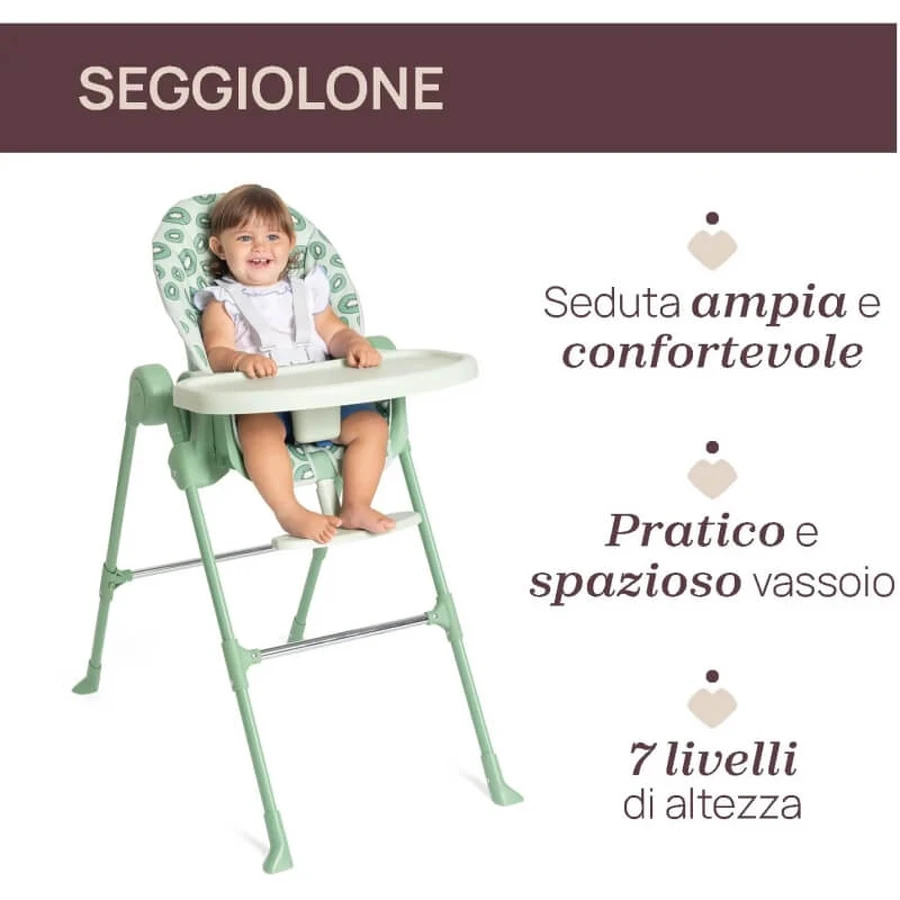 Chicco Polly Essential - Kinderstoel - Kiwi