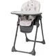 Chicco Polly Easy - Multifunctionele, verstelbare en compacte kinderstoel met rugleuning en dienblad - donkergrijs