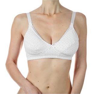 Chicco Mammy - White Microfiber Nursing Bra, Size 5D