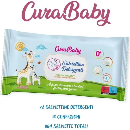 Curababy – 72 Reinigungstücher für Babys und Kleinkinder
