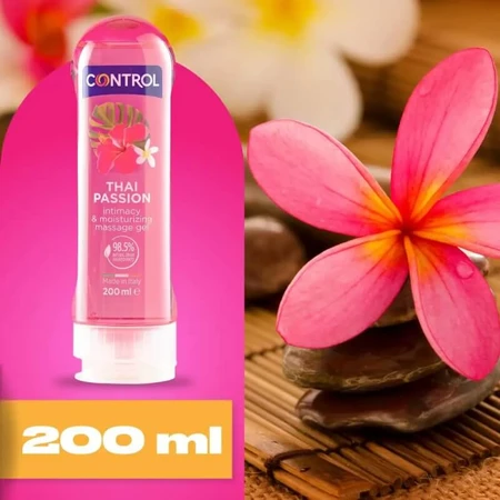 Gel 2 en 1 Control Thai Passion - Gel de masaje, 200 ml