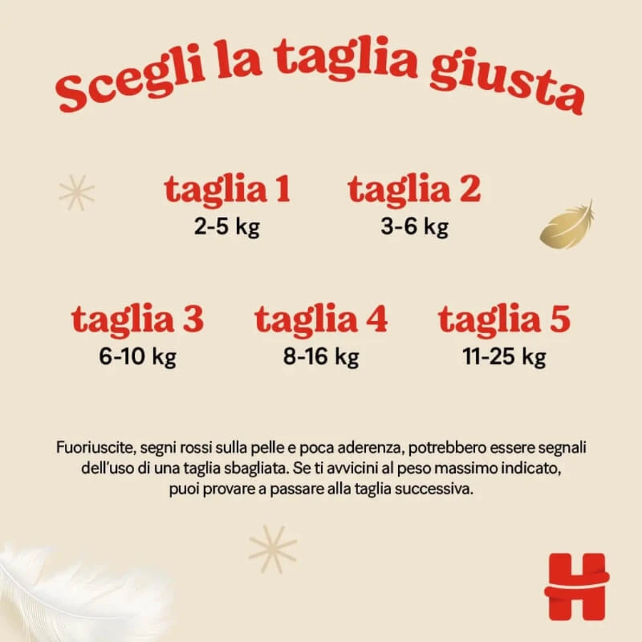Huggies bebè taglia 2 (3-6 kg) 24 pannolini