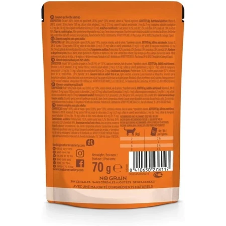 Nature's Variety Original Getreidefreies Katzenpastete mit Huhn und Gans – Alleinfuttermittel für ausgewachsene Katzen, 70 g