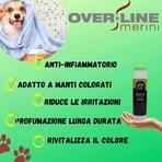 Merini maurizio Over line bio keratin color - shampoo per cani con pelo nero o colorato 250 ml