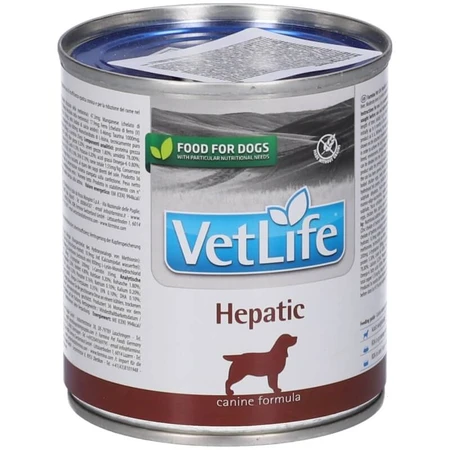 Farmina Vet Life Hepatic Chicken – Alleinfuttermittel für Hunde mit Leberinsuffizienz, 300 g