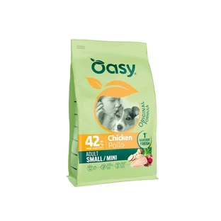 Oasy Original Formula Adult Small - Mini Chicken - Compleet voer voor kleine volwassen honden, 800 g