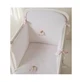 Nanan Puccio Star - Ensemble de couette rose pour lit bébé
