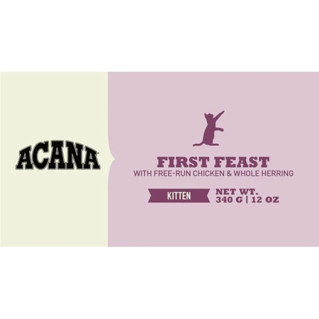 Acana Kitten First Feast – hrană completă pentru pisici și pisoi, 340 g