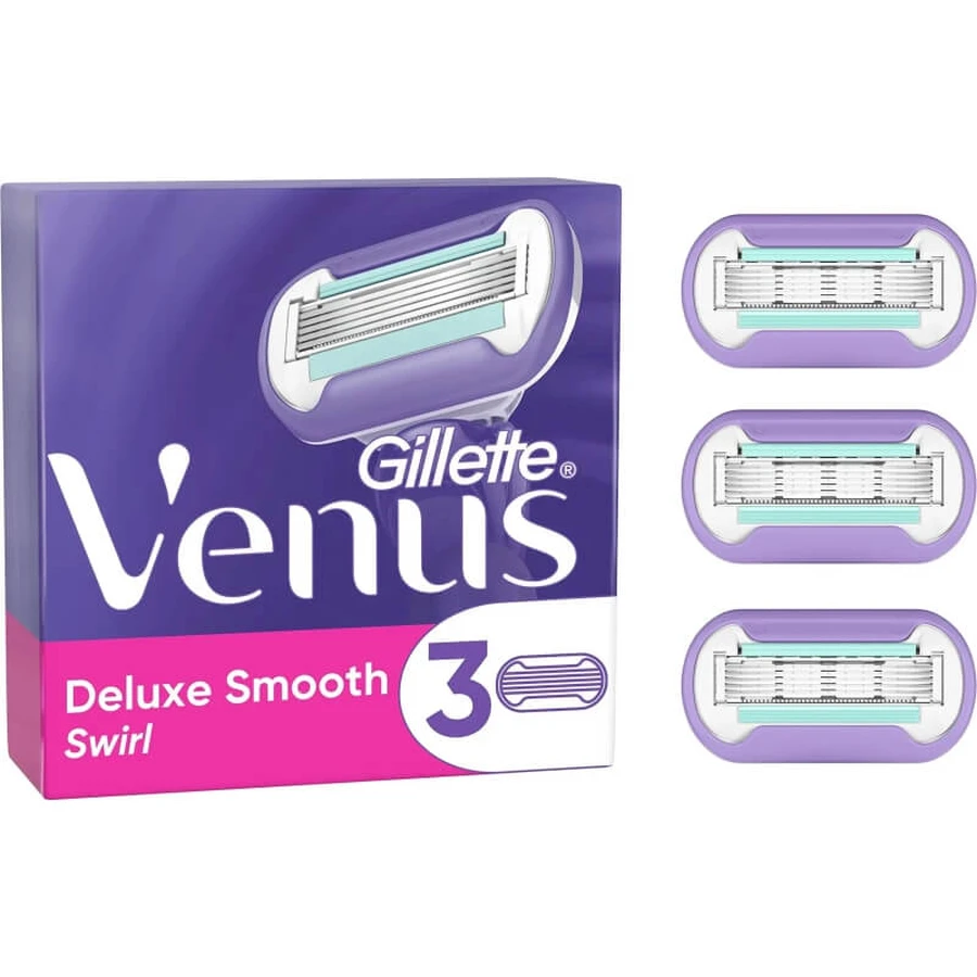Gillette Venus Deluxe Smooth Swirl – 3 ostrza zamienne: ceny i cechy