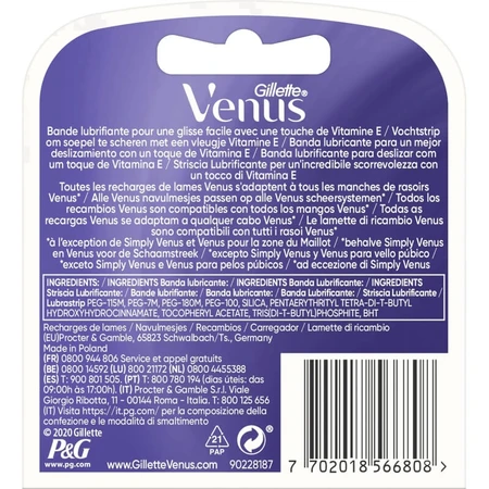 Gillette Venus Deluxe Smooth Swirl – 3 ostrza zamienne: ceny i cechy