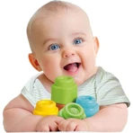 Clementoni Soft Clemmy Touch & Play – Set mit 20 weichen Bausteinen, 6–36 Monate