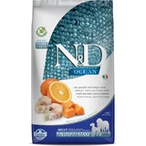 Farmina N&amp;d Ocean Adult Medium &amp; Maxi mit Kabeljau, Kürbis und Orange – Alleinfuttermittel für Hunde, 2,5 kg