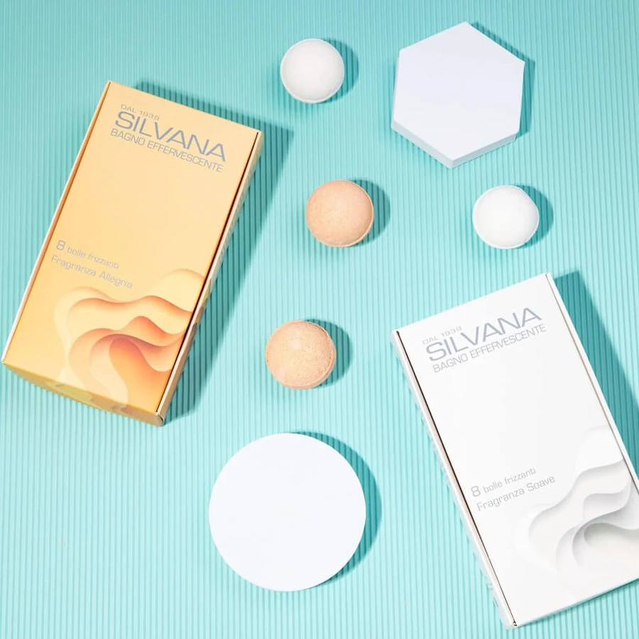 Laboratoire Silvana Allegria - Bain effervescent Silvana avec 8 bulles pétillantes