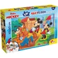 Lisciani Mickey and Friends Double-Sided Floor Puzzle, 108 Pieces, 70x50 cm