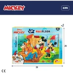 Lisciani Mickey and Friends Double-Sided Floor Puzzle, 108 Pieces, 70x50 cm