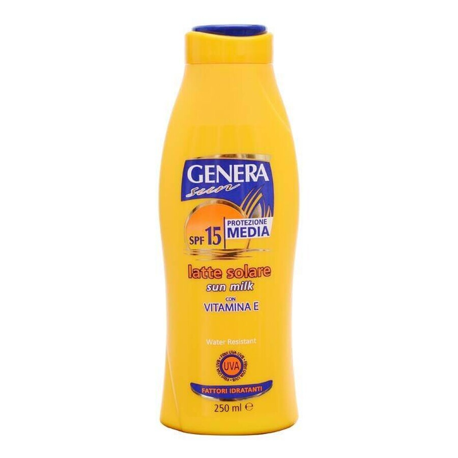 Genera SUN Lapte solar vit.E SPF15 x 250ml 