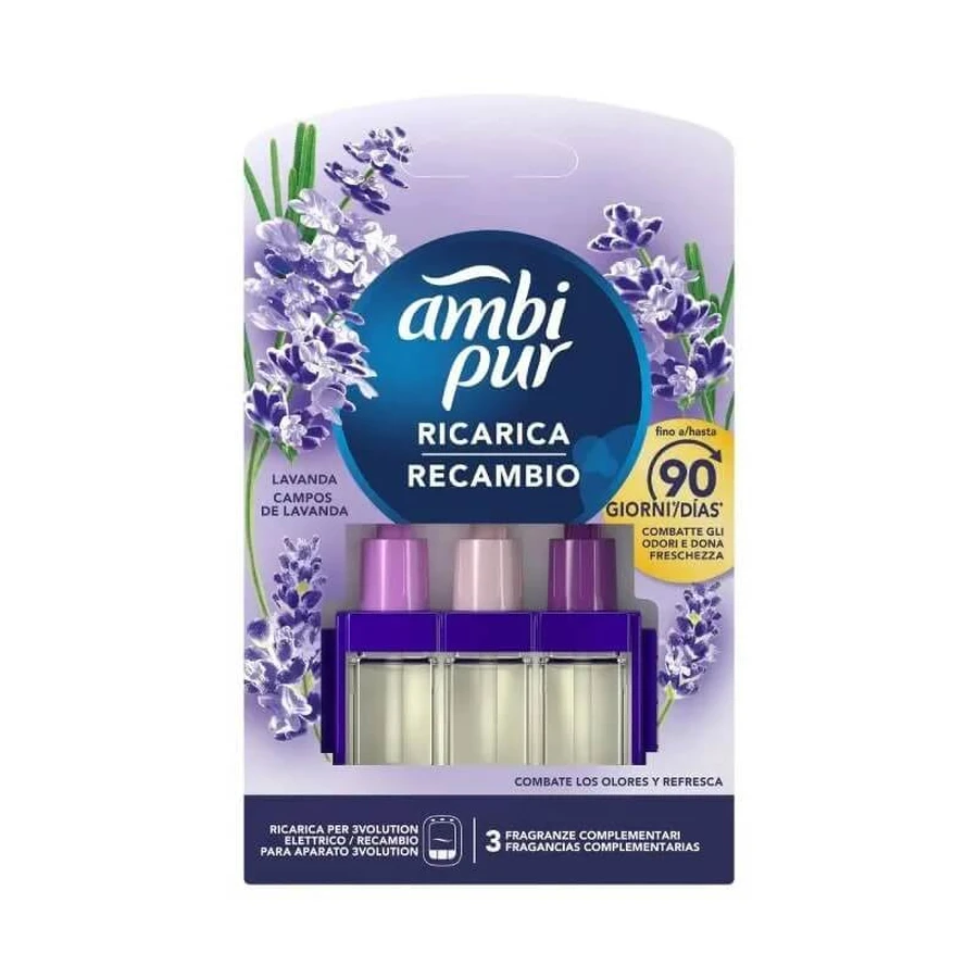 Ambi pur 3volution - Navulling van 20 ml met lavendelgeur voor elektrische diffuser