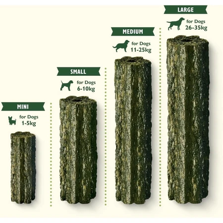 Lily's Kitchen Woofbrush - 7 tandverzorgingssnacks voor volwassen honden van middelgroot formaat, elk 28 g