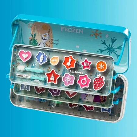 Lip Smacker „Frozen“ – dreistöckige Kosmetikdose – Schminktasche für Kinder