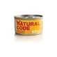 Natural Code St03 Tuńczyk i wodorosty – karma uzupełniająca dla kotów po sterylizacji lub kastracji, 85 g