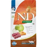 Farmina N&amp;d Pumpkin Adult mit Wild, Kürbis und Apfel – Alleinfuttermittel für Katzen, 1,5 kg