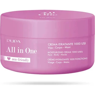 Pupa All in One – cremă hidratantă cu 1000 de utilizări pentru față, corp și mâini, 350 ml