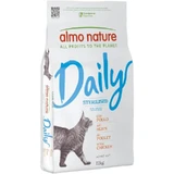 Almo Nature Daily Chicken - Complete Food for Spayed or Neutered Adult Cats, 12 kg