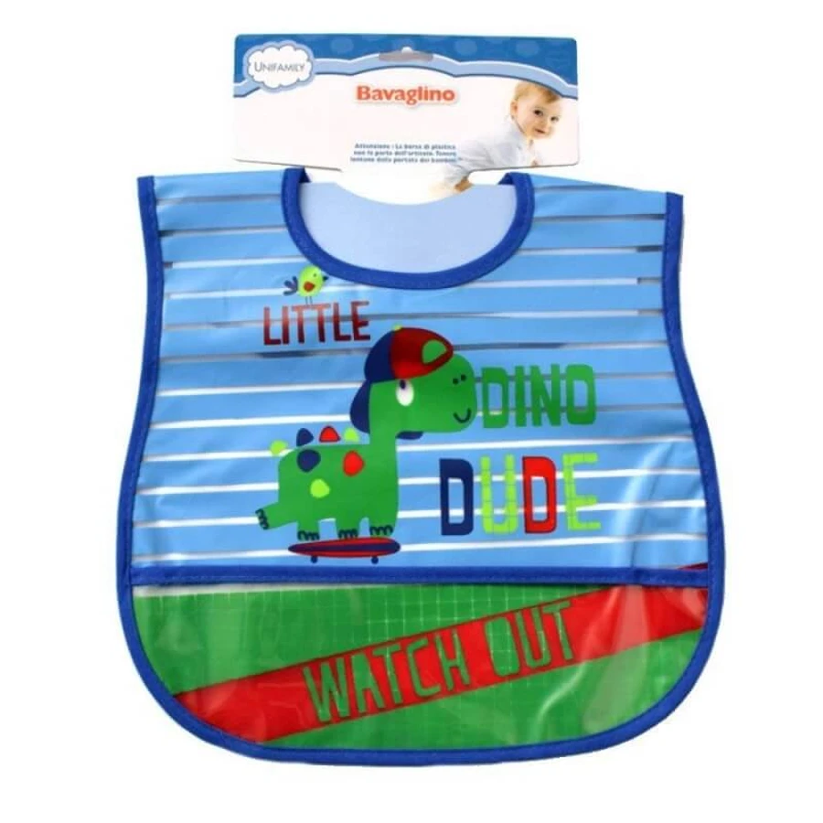 Unifamily Waterproof Plastic Bib for Babies - Assorted Patterns