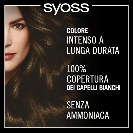 Syoss Oleo Intense Haarfarbe – Permanente Haarfarbe Nr. 3–10 Naturbraun