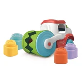 Clementoni Soft Clemmy – Sensorische Bauklotz-Fressmaschine – Interaktives Soft-Fahrzeug