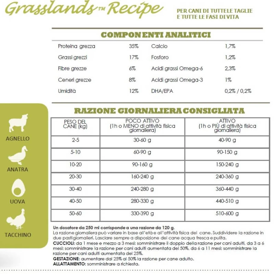 Acana Grasslands Lamm-Rezept – Alleinfuttermittel für Hunde jeden Alters und jeder Größe, 11,4 kg