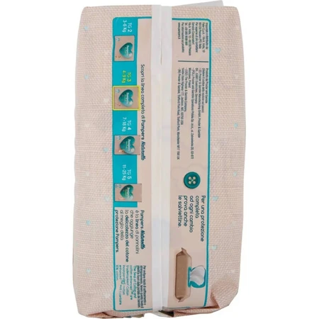 Pampers Naturello - 22 cotton-lined diapers, size 3 (4–9 kg)
