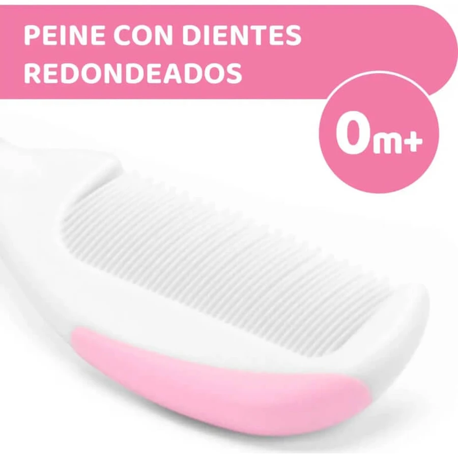 Chicco Pink Brush and Comb
