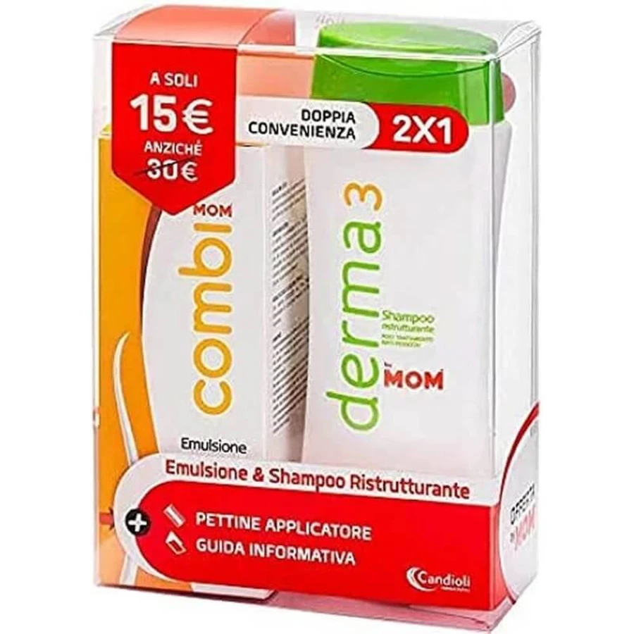 Emulsión para el tratamiento antipiojos Candioli Mom Combi, 100 g