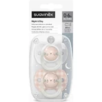 Suavinex Night &amp; Day - Chupete de silicona para 0-6 meses - Rosa