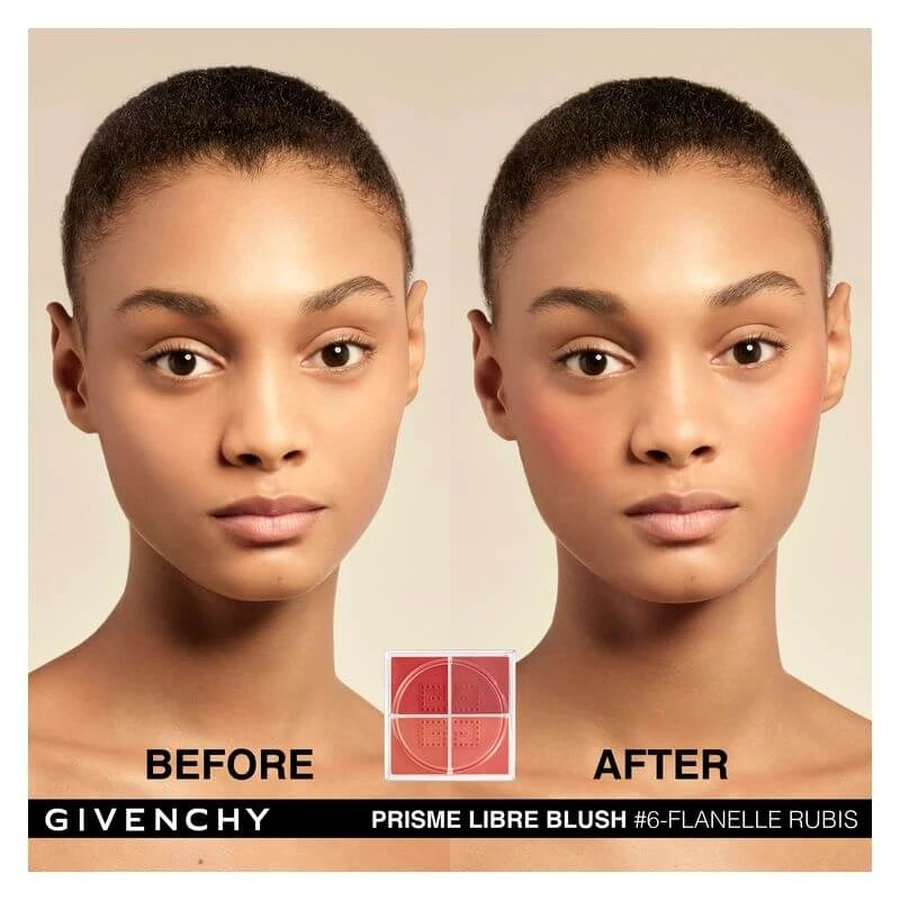 Givenchy Prisme libre – fard de obraz sub formă de pudră liberă nr. 06 flanelle rubis
