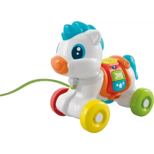 Clementoni Pull Along Baby Pony – jucărie de tras, 6–36 luni