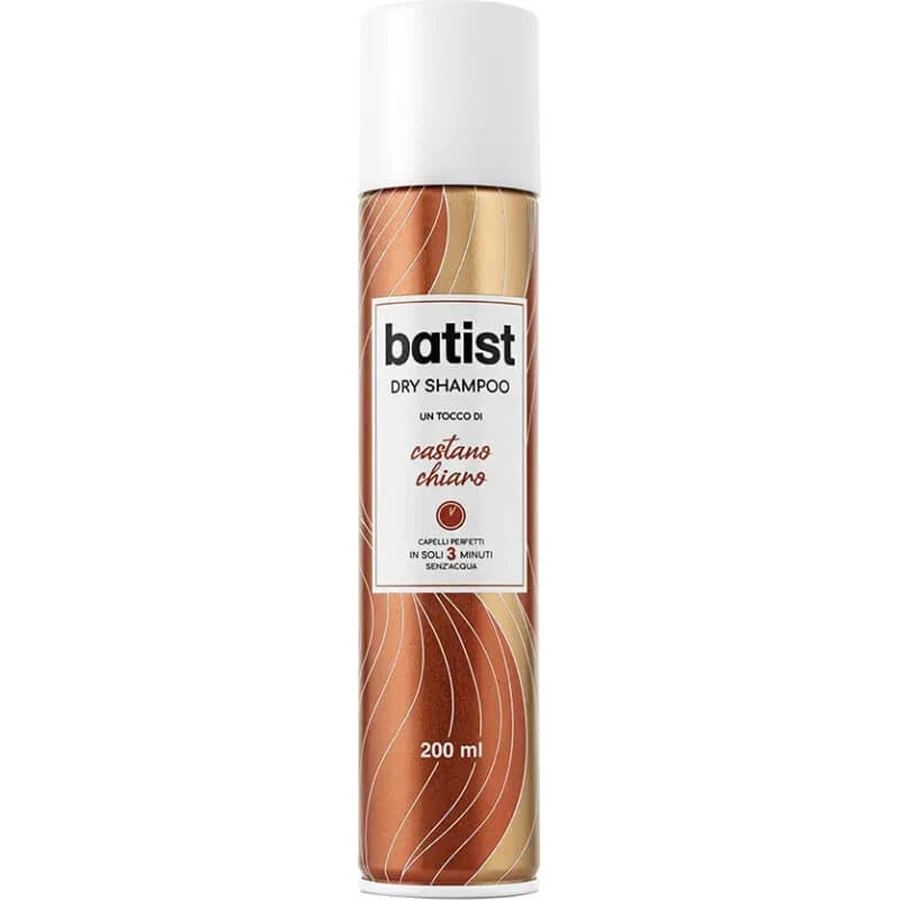 Batist Light Brown - Dry Shampoo for Colored Hair, 200 ml
