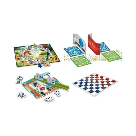 Clementoni 4-in-1-Brettspiele