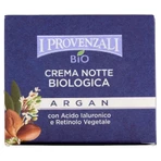 I Provenzali Argan - Biologische antirimpel-nachtcrème met hyaluronzuur, 50 ml