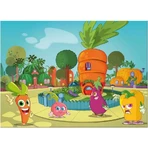 Lisciani Maxi Double-Sided Puzzle, 60 Pieces, Carrot, 46553