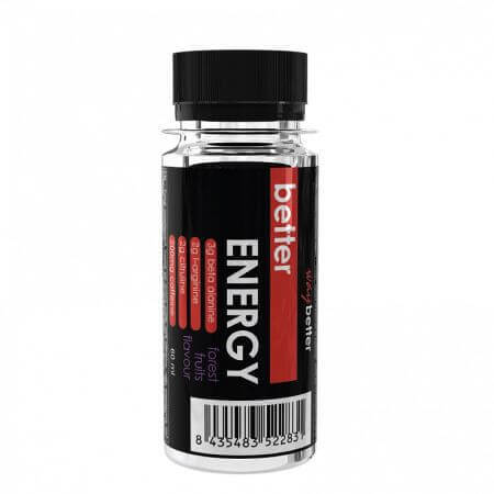 Better energy shot cu aroma de fructe de padure, 60 ml, Way Better