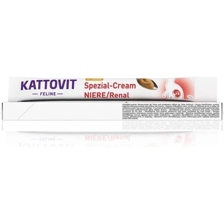 Kattovit Renal Cream Chicken - Aanvullend voer voor katten met nierproblemen, 6 zakjes van elk 15 g